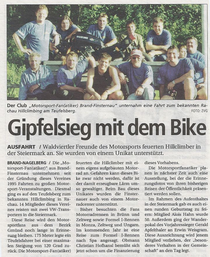 Gipfelsieg mit dem Bike